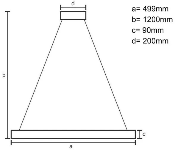 LED Stmievateľný luster na lanku LED/80W/230V 3000-6500K čierna + diaľkové ovládanie
