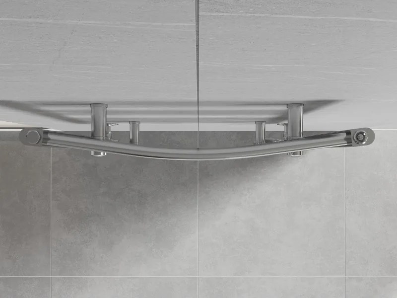 Mexen Ares, vykurovacie teleso 900x600 mm, 342 W, chrómová, W102-0900-600-00-01