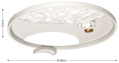 Brilagi - stmievateľné LED stropné svietidlo ASTRO LED/20W/230V 3000-6000K astronaut+DO