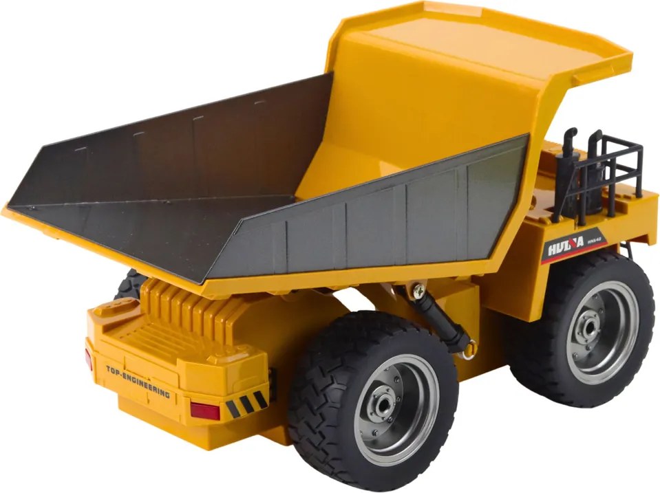 Huina Diaľkovo ovládaný RC sklápač žltý 9-CH 1:18