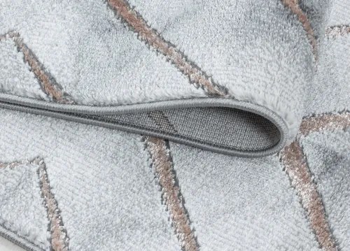 Koberce Breno Kusový koberec NAXOS 3811 Bronze, sivá, viacfarebná,80 x 150 cm