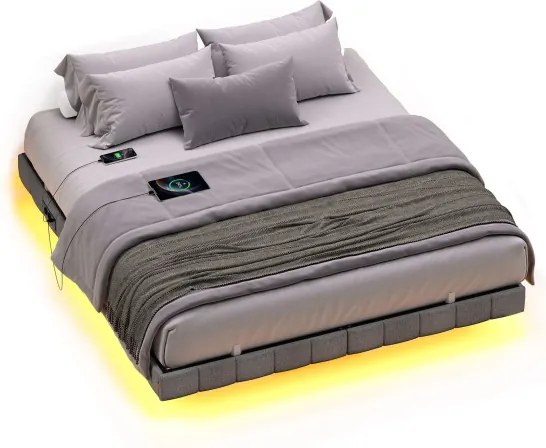 Manželská posteľ s LED podsvietením 160x200cm RMBB35165G101