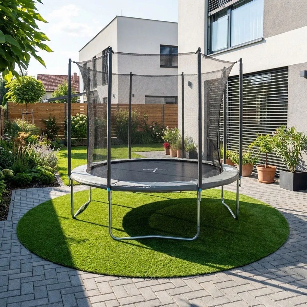 Umelá tráva Botanic kruh, 150x150 (priemer) kruh, zelená, exteriér, Europe Grass