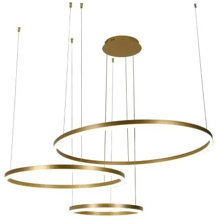 LED Stmievateľný luster na lanku LED/125W/230V 3000-6500K + diaľkové ovládanie