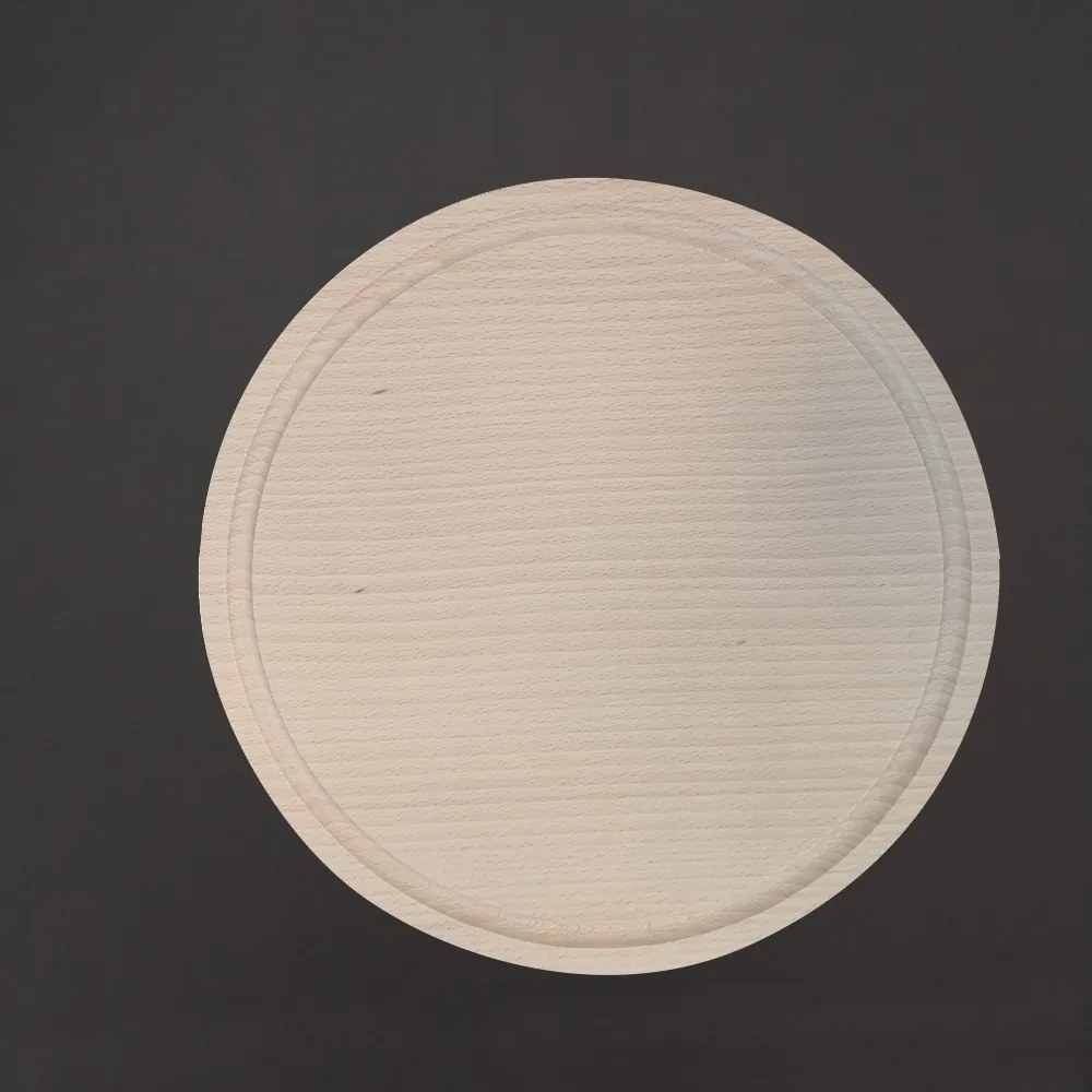 AMADEA Drevená servírovacia doska - podnos, masívne drevo, 30 cm