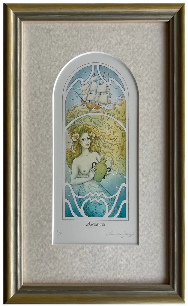 Jelenová Františka - Aquarius | 21.9x34.9