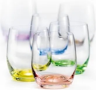 VÝPREDAJ Crystalex Farebné poháre Club Rainbow 300 ml
