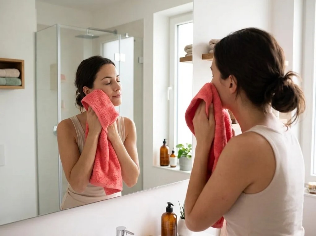 Uterák NORIELLE 50x90 cm červený, 100% bavlna