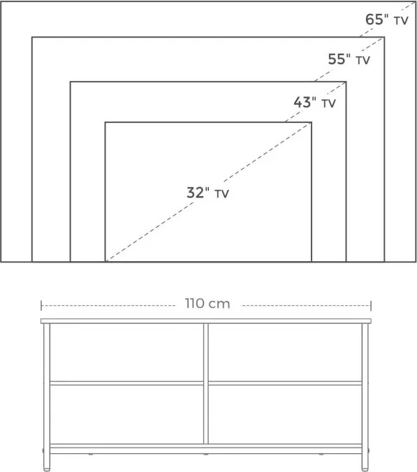 Stolík pod televízor LTV39BX