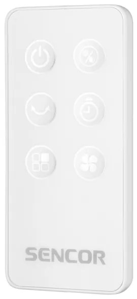 Sencor - Mobilný ochladzovač vzduchu s LED displejom 3v1 45W/230V biela + DO