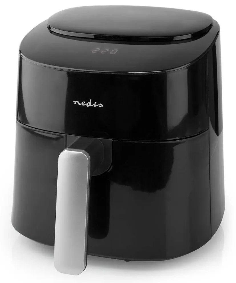 Nedis KAAF160BK - Teplovzdušná fritéza 4,2 l 1300W/230V/240 min