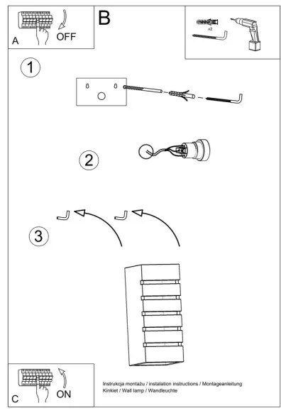 Nástenné svietidlo SAMIR 1xE27/60W/230V biela