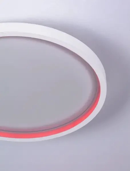 Moderné stropné svietidlo Chet RGB 39 s diaľkovým ovládaním