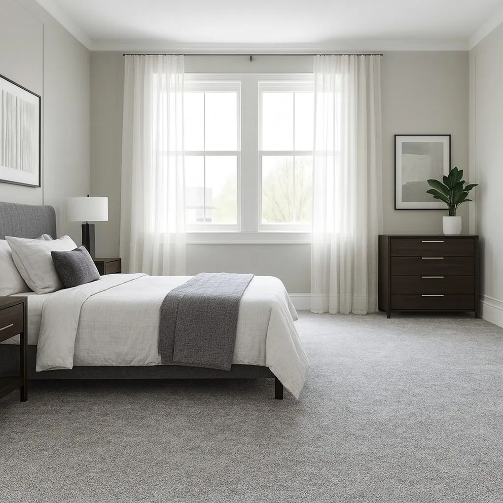 ITC, Metrážny koberec Sweet 74 šedý, na mieru, šíře 4m, šedá, filc, chodba / predsieň