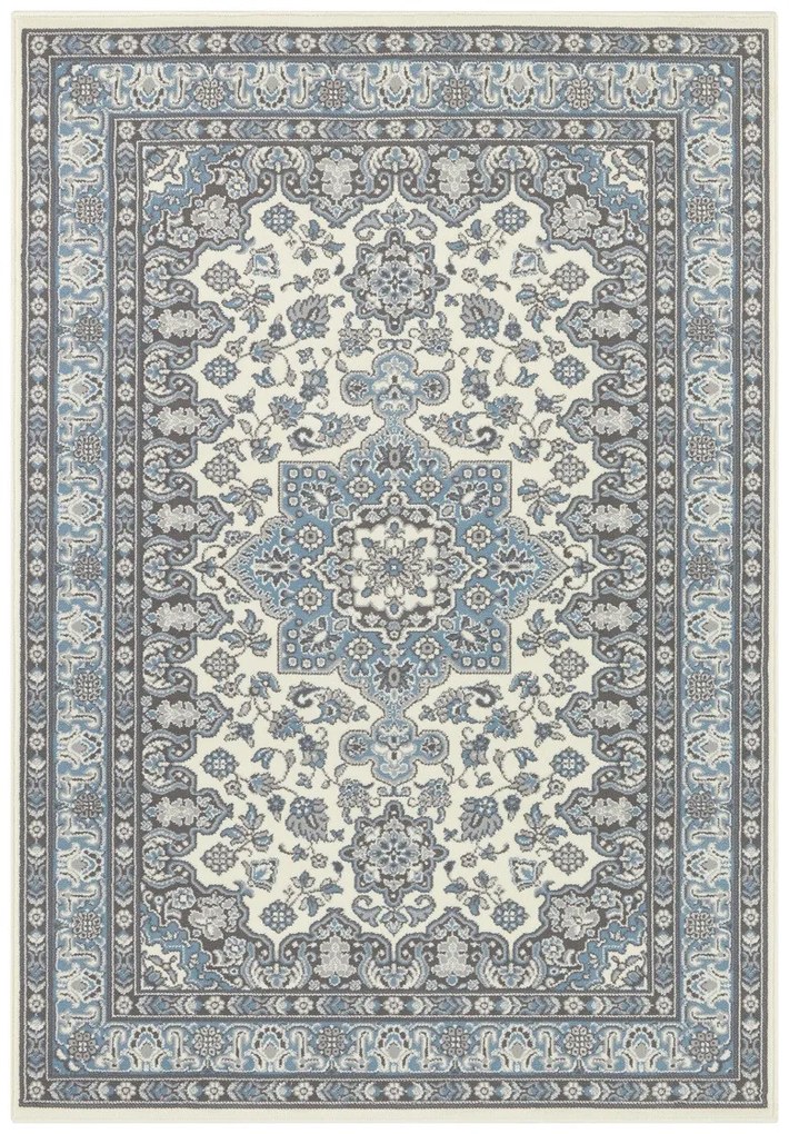 Kusový koberec Mirkan 104442 Cream / Skyblue, 120x170, modrá, chodba / predsieň, Hanse Home