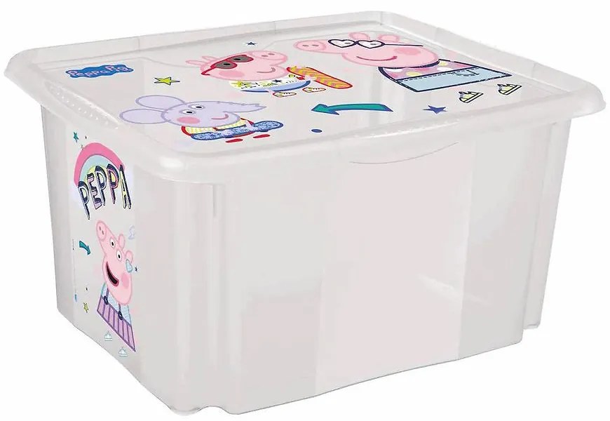 Otočný box s krytom 45l Peppa