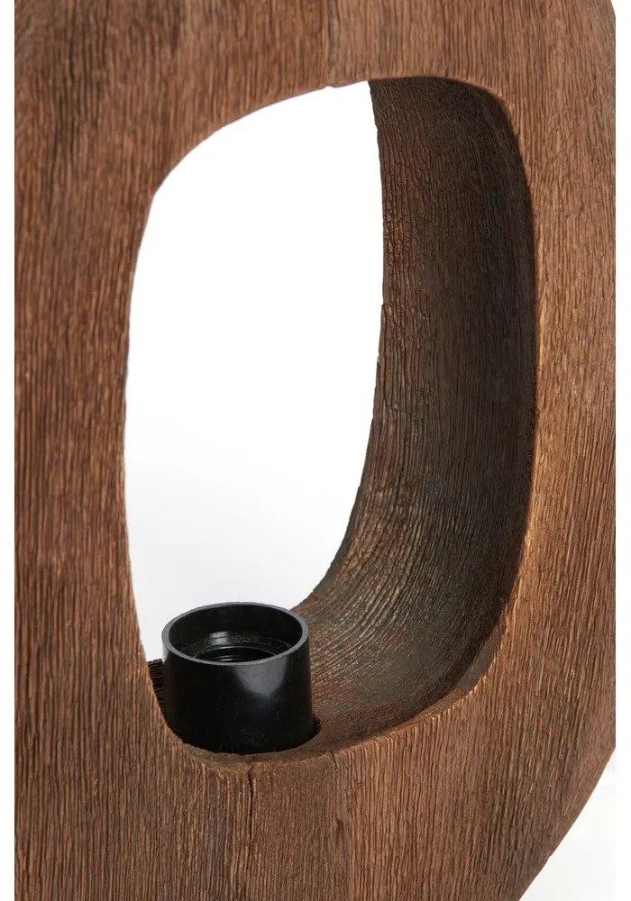 Hnedá stolová lampa (výška 30 cm) Kelafo – Light &amp; Living