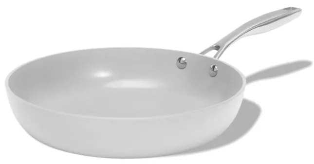 Elmich Nepriľnavá keramická panvica Vital Ø 24 cm - krémovo biela