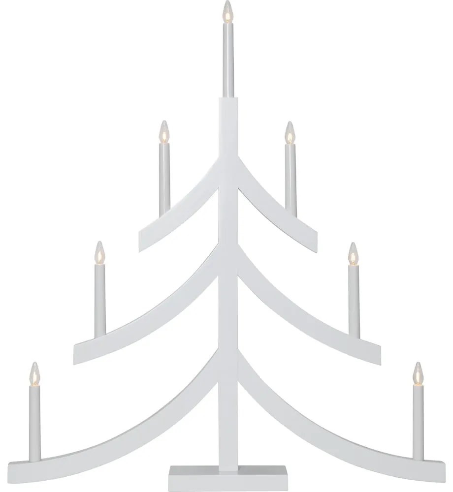 Biela vianočná svetelná dekorácia Pagod – Star Trading