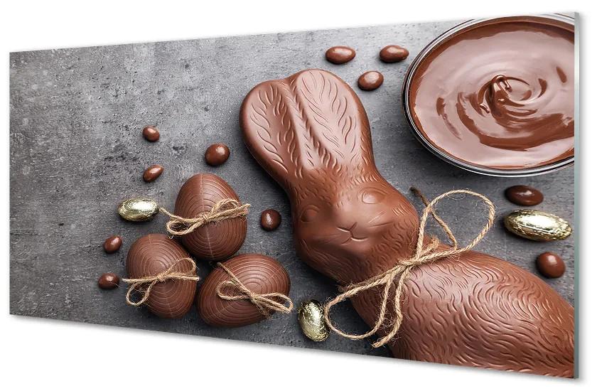 Nástenný panel  Čokoládová tyčinka králik 120x60 cm