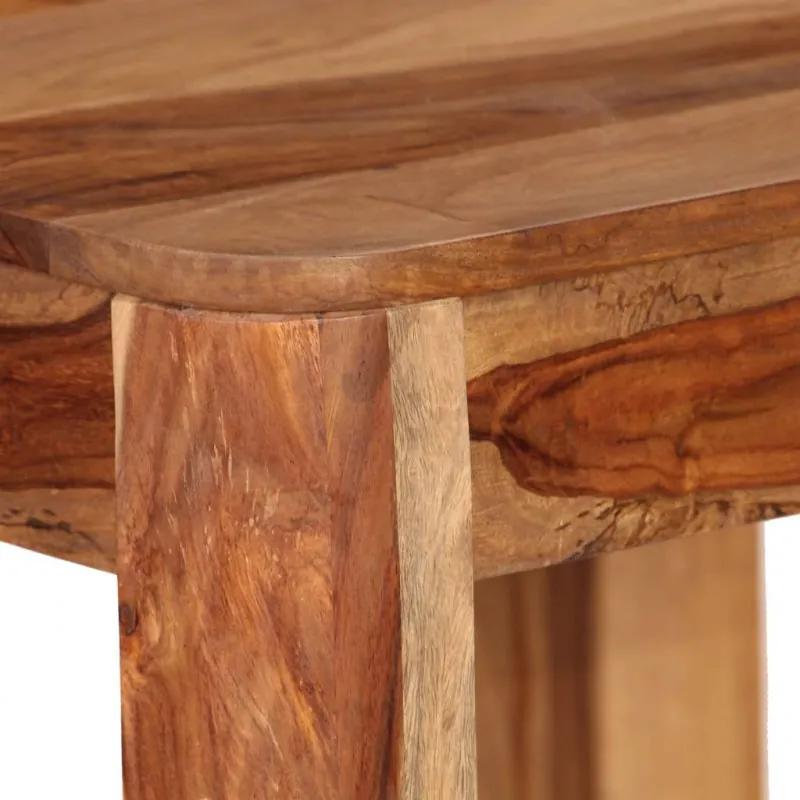 Barový stôl 120x110x80 Indický masív palisander Super natural