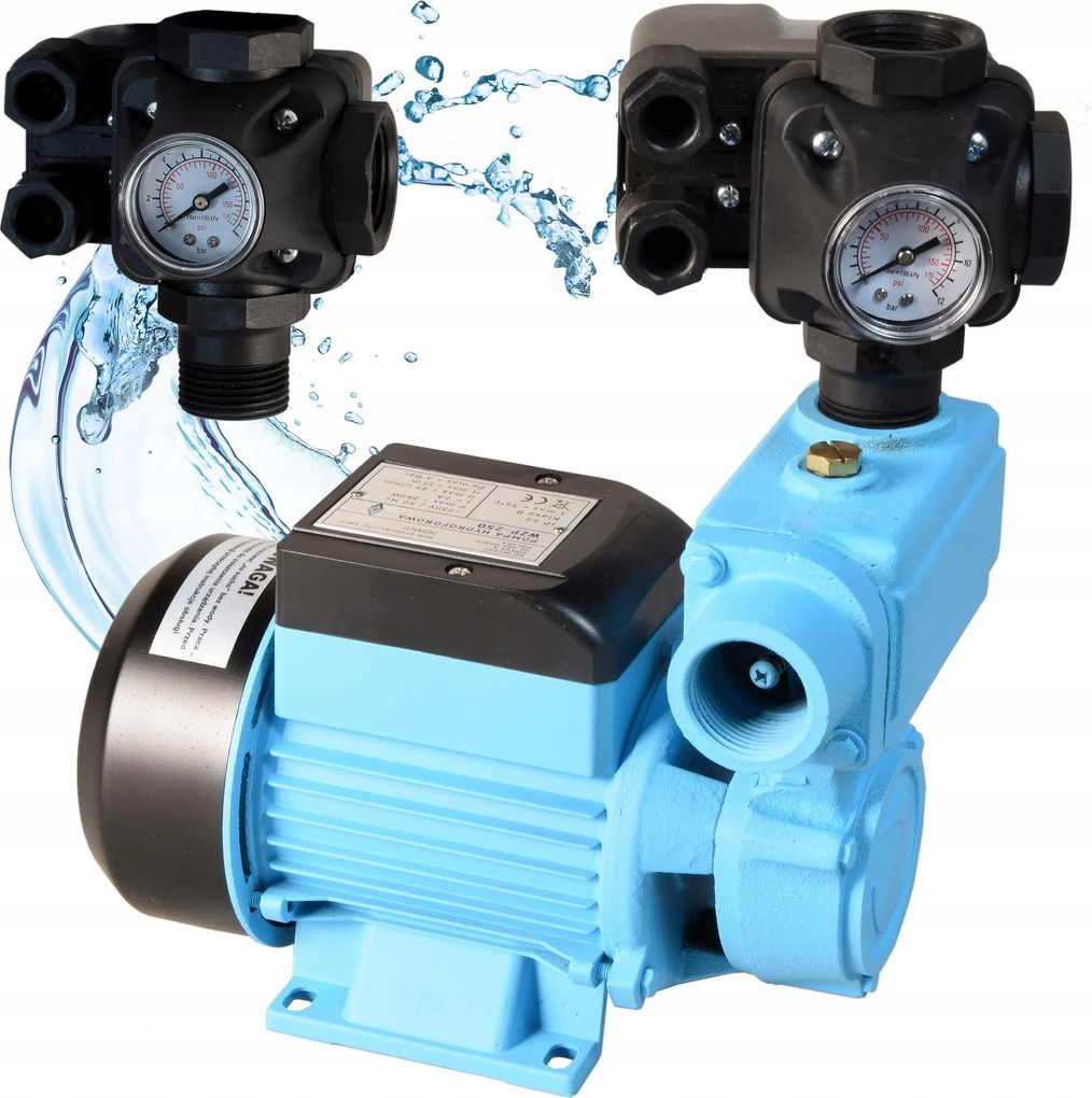 Čerpadlo S Príslušenstvom do Vody Studní Wz Wzp 250 W Hydrofóru 2100 l/h Výkonné