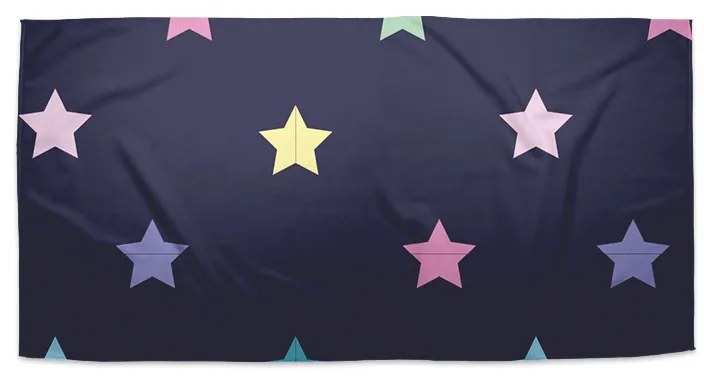 Sablio Uterák Hviezdy na modrej - 70x140 cm
