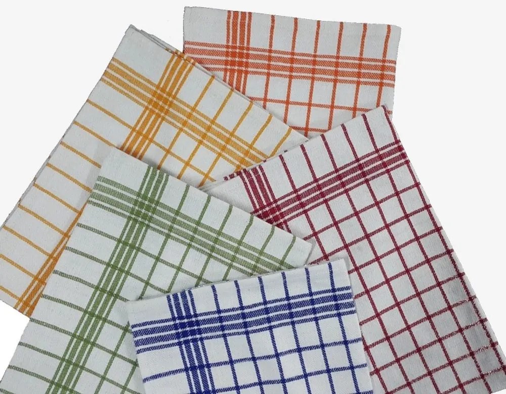 Dobrý Textil Bavlnená kuchynská utierka MONA - Modrá
