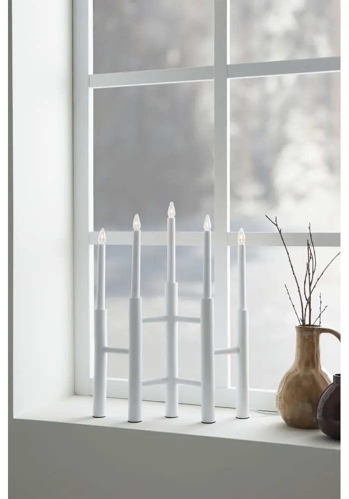 Biela vianočná svetelná dekorácia Cassiopeia – Markslöjd