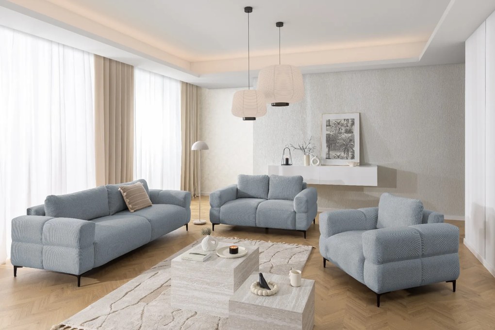 POHOVKA FLEUR 2 MIESTNÁ ŠEDÁ 154 cm