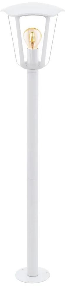 Eglo Eglo 98118 - Vonkajšia lampa MONREALE 1xE27/60W/230V IP44 výška 995 biela EG98118
