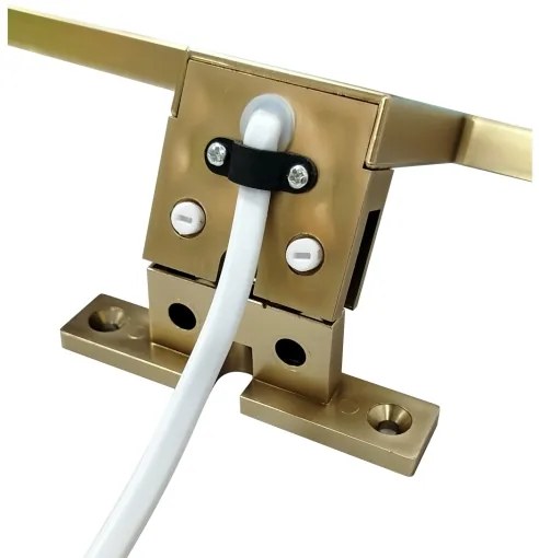 LED Kúpeľňové osvetlenie zrkadla LED/8W/230V 4000K 50 cm IP44 matná zlatá