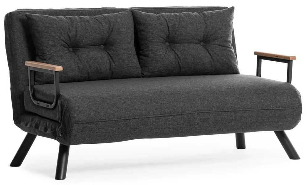 Rozkladacia pohovka Sando 2 Dark Grey