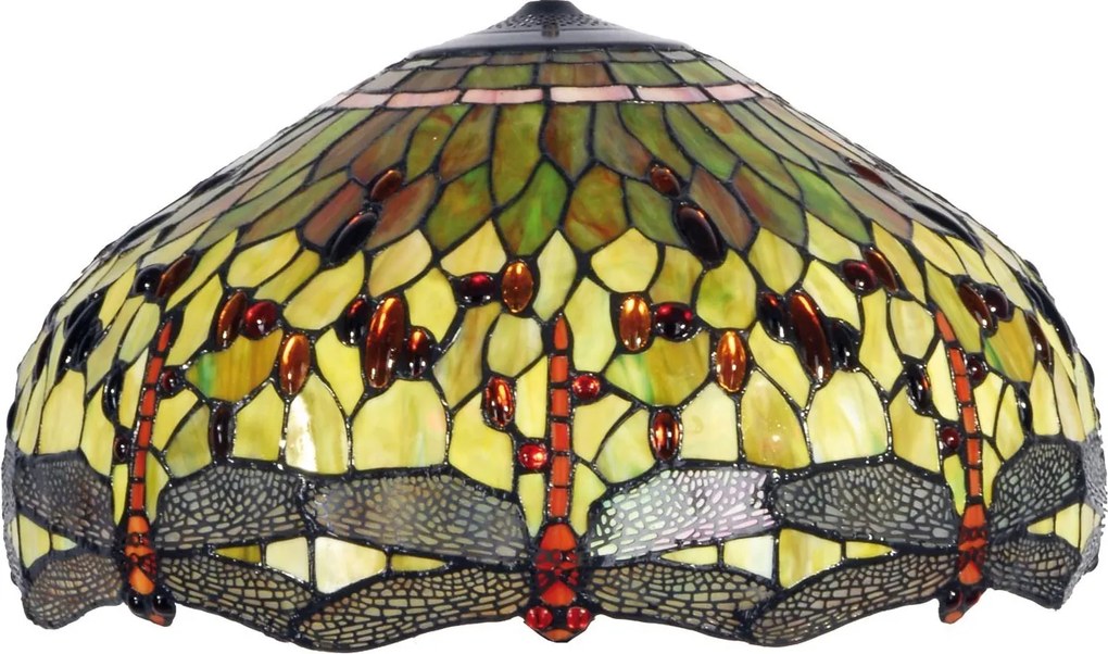 Tienidlo Tiffany Dragonfly green - Ø 51 cm