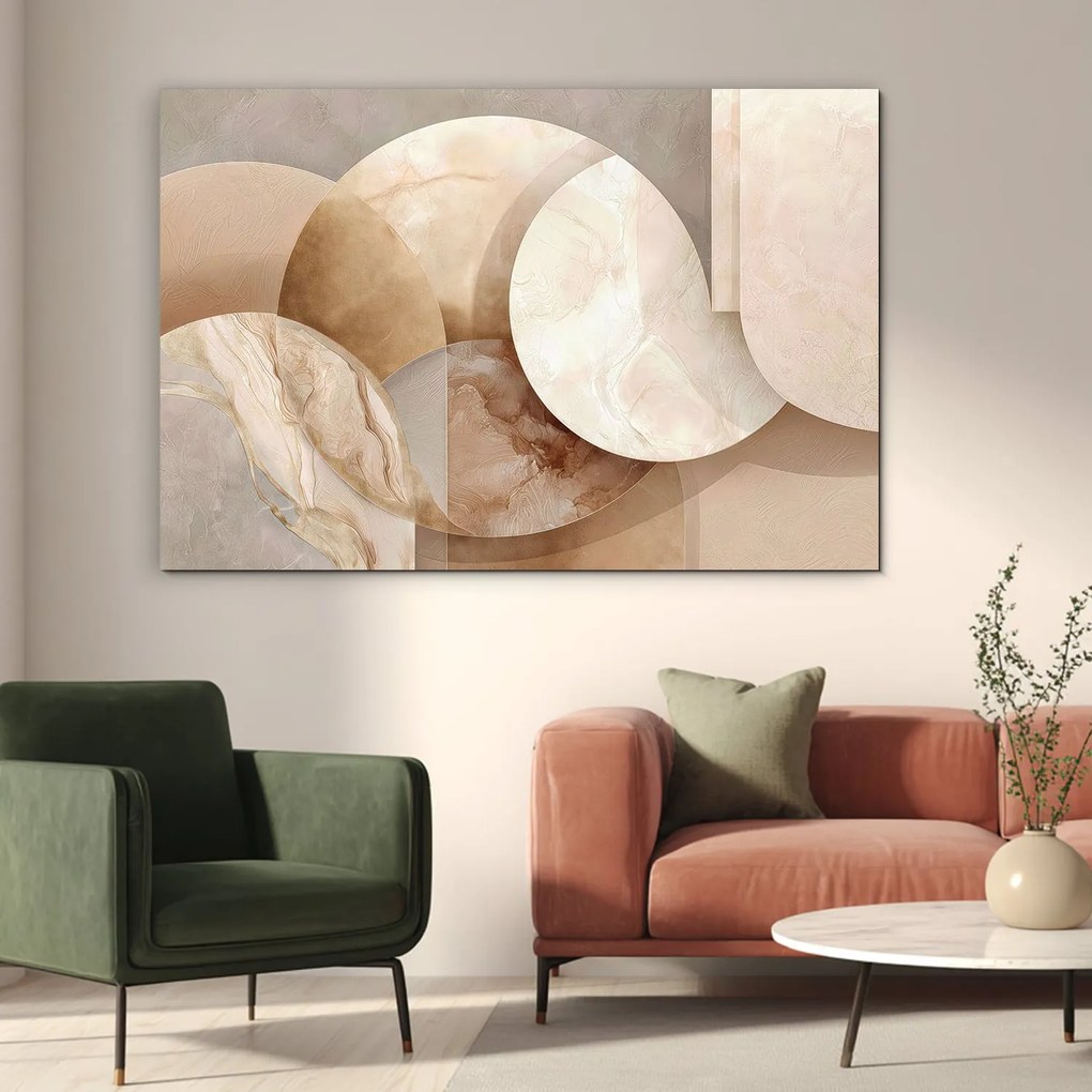 DUBLEZ | Abstraktný obraz - Champagne