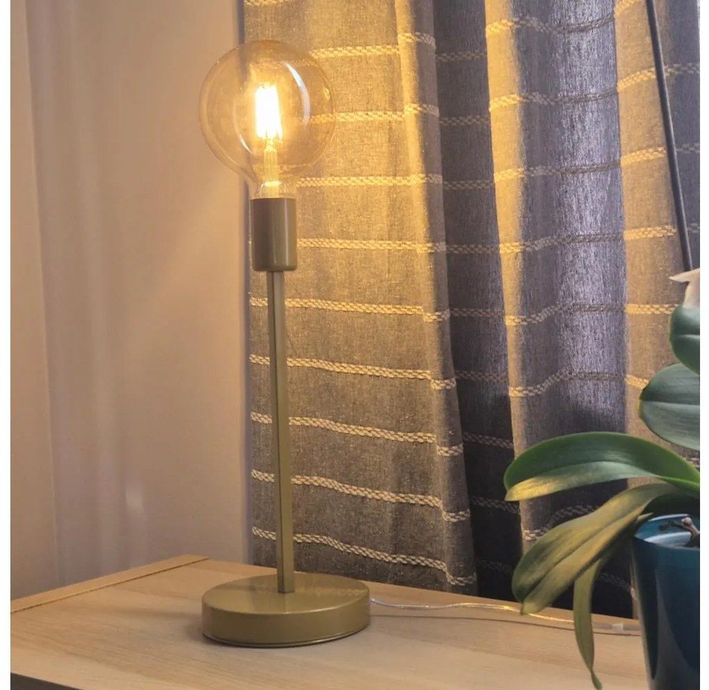 Stolná lampa ASTRID 1xE27/60W/230V zlatá