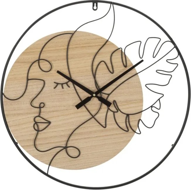 Nástenné hodiny Elegant B 60 cm hnedé/čierne
