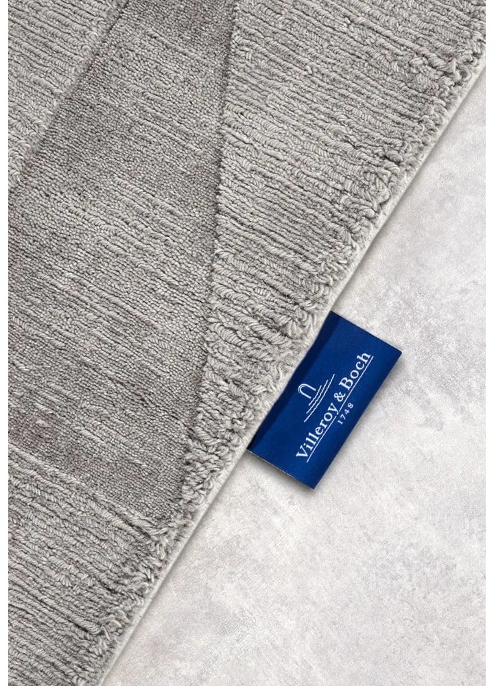 Sivý ručne tkaný vlnený behúň 80x250 cm Ursule – Villeroy&amp;Boch
