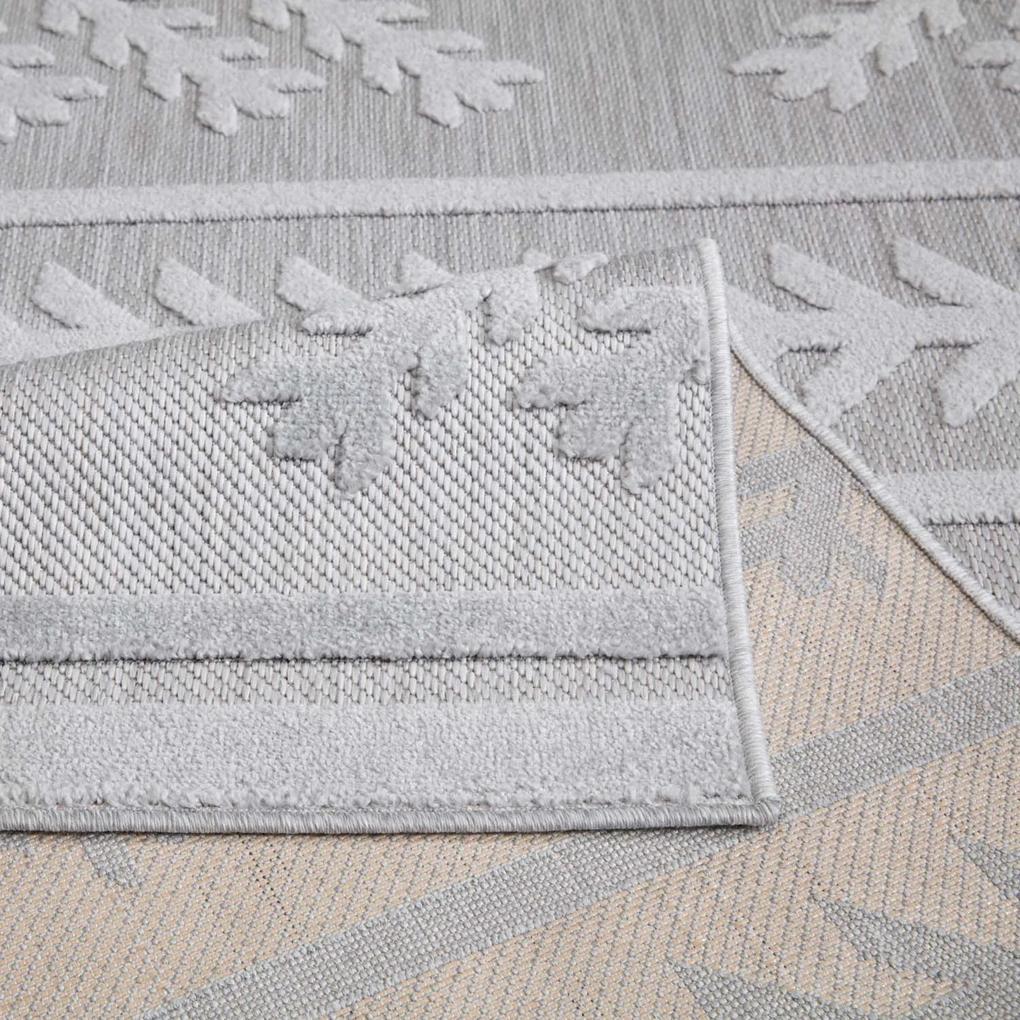 Dekorstudio Terasový koberec SANTORINI - 411 sivý Rozmer koberca: 160x230cm
