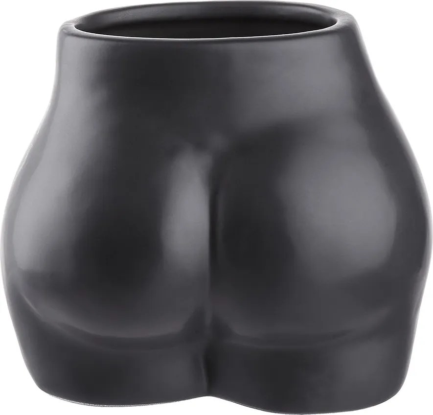 BOODY Váza/kvetináč 13 cm - čierna