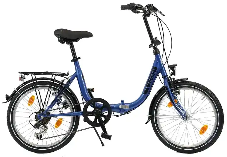Lavida Retro skladací bicykel Lavida 20'' Husar 6 prevodový 15,5&quot;  modrá 2023 | BIANO