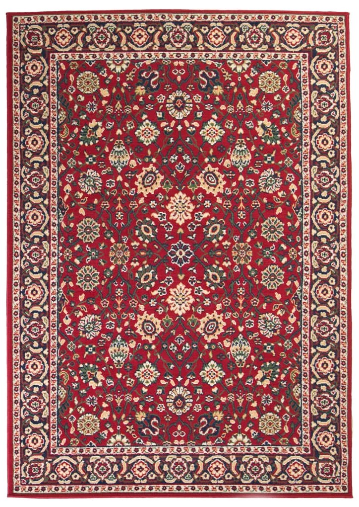 vidaXL Orientálny koberec, perzský dizajn 180x280 cm, červený/béžový