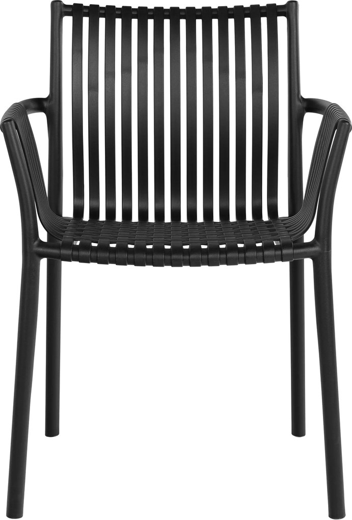 Záhradná stolička Tantinaina (čierna). Akcia -10%. Vlastná spoľahlivá doprava až k Vám domov. 1147718