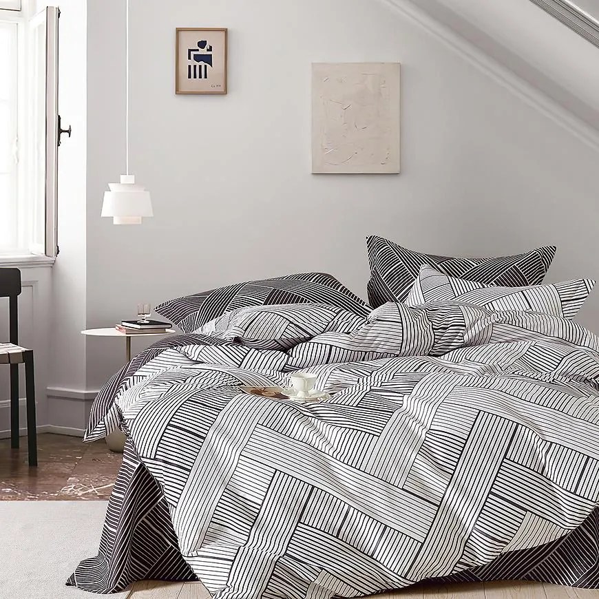 Posteľná bielizeň z bavlneného saténu ALBS-01351B 140x200 Lasher