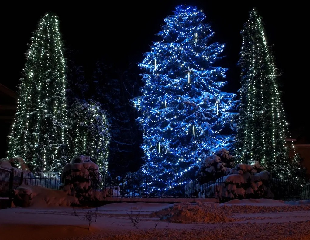 DECOLED Svetelná reťaz LED 20 m, modrá, 120 diód, IP67