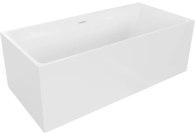 Mexen Nita, voľne stojaca vaňa 170 x 80 cm, biela, biely prepad, 52091708000-20