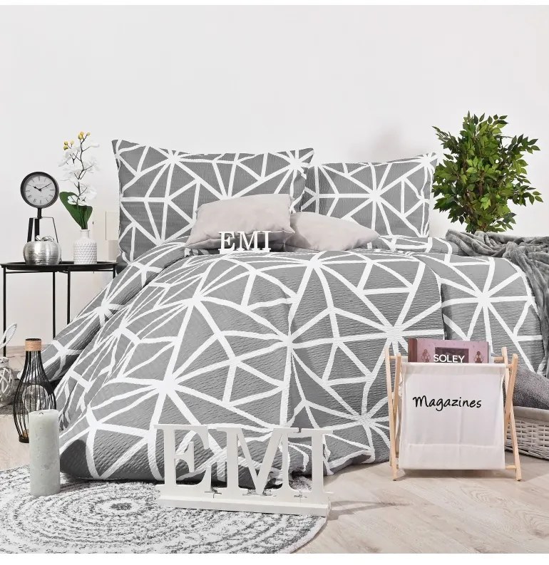 Obliečky krepové Helsinky EMI, Štandardný set jednolôžko obsahuje 1x 140x200 + 1x 70x90