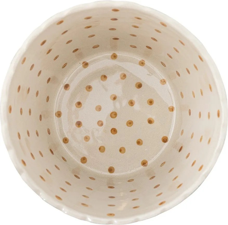 Svetlozelená/krémová keramická servírovacia miska 1,9 l Chip – Bloomingville
