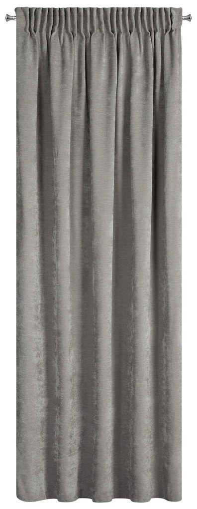 ZÁVES NA PÁSKE VANI 140X270 CM SIVÁ