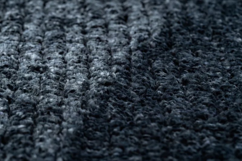 Koberec SEVILLA PC00B pruhy modrý, Maroko, Shaggy